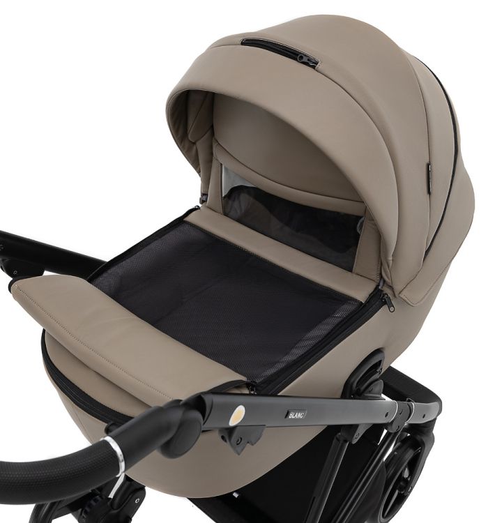 Коляска 2 в 1 Adamex Blanc Eco SA-9 темний капучіно
