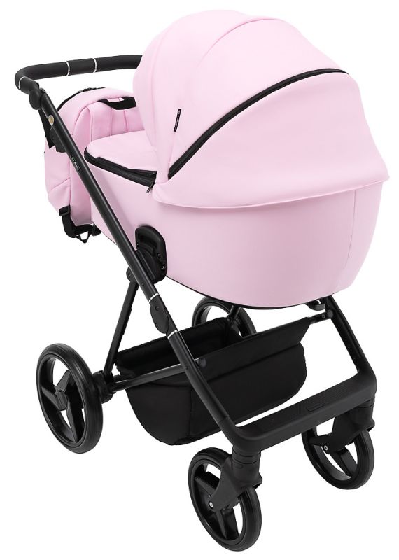 Коляска 2 в 1 Adamex Blanc Eco SA-16 розовый