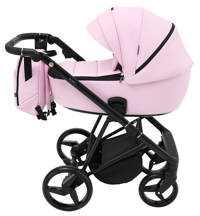 Коляска 2 в 1 Adamex Blanc Eco SA-16 розовый