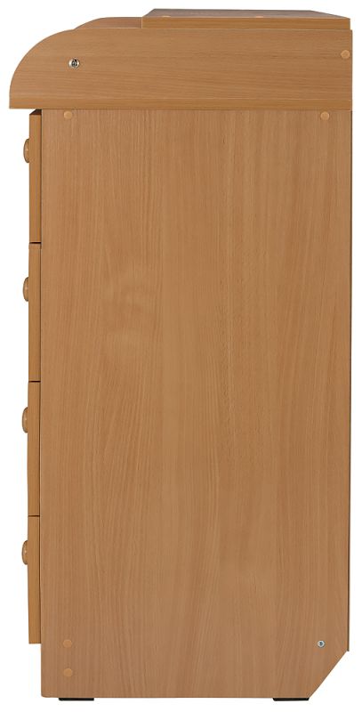 Пеленальный комод Babyroom Комод 4 тел.Big 102x80x50  бук