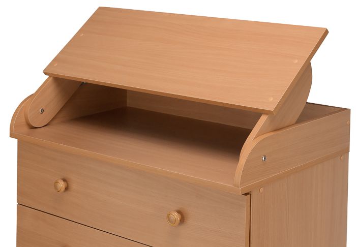 Пеленальный комод Babyroom Комод 4 тел.Big 102x80x50  бук