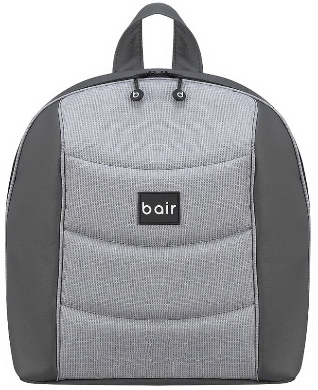 Коляска 2 в 1 Bair Play Plus Soft BPS-218 сірий - графіт (шкіра)
