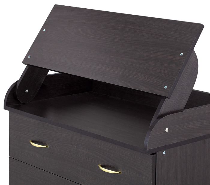 Пеленальный комод Babyroom Комод 4 тел.Big 102x80x50  венге