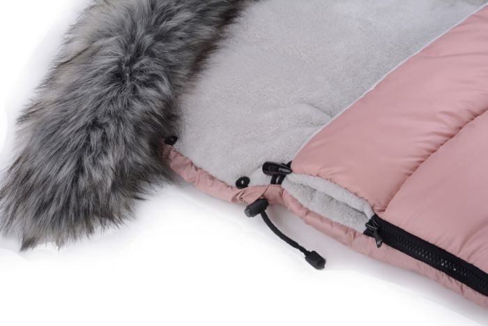 Зимний конверт Cottonmoose Combi 736/111/72/142 pink (розовая пудра)