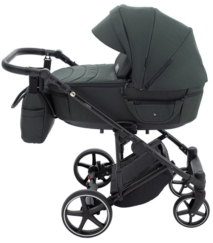 Коляска 2 в 1 Adamex Zico Lux TK-50 тёмно-зелёный