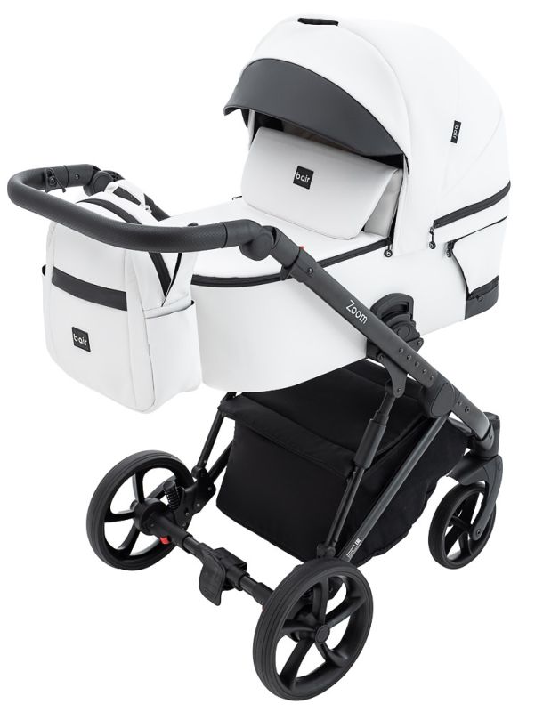 Коляска 2 в 1 Bair Zoom ECO ZE-11 белый