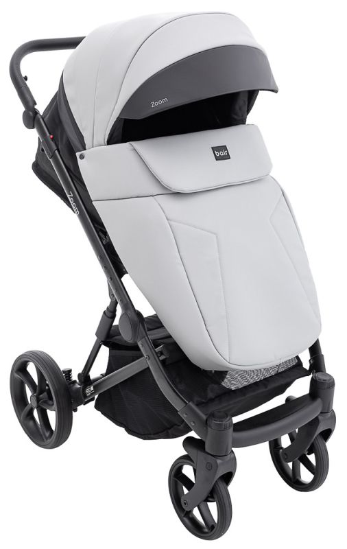 Коляска 2 в 1 Bair Zoom ECO ZE-14 світло-сірий