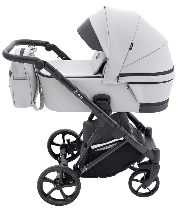 Коляска 2 в 1 Bair Zoom ECO ZE-14 світло-сірий
