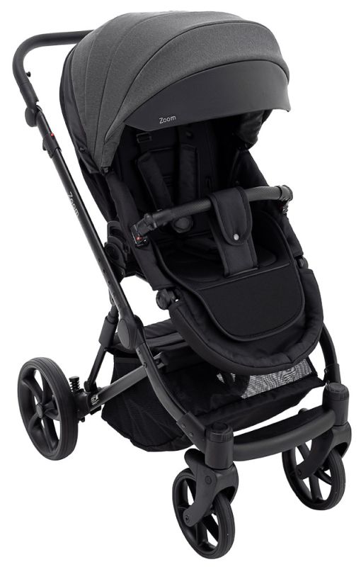 Коляска 2 в 1 Bair Zoom Soft BZ-01 графіт