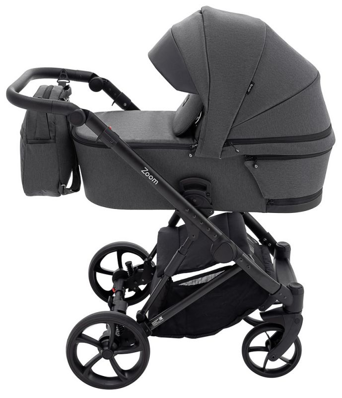 Коляска 2 в 1 Bair Zoom Soft BZ-01 графіт