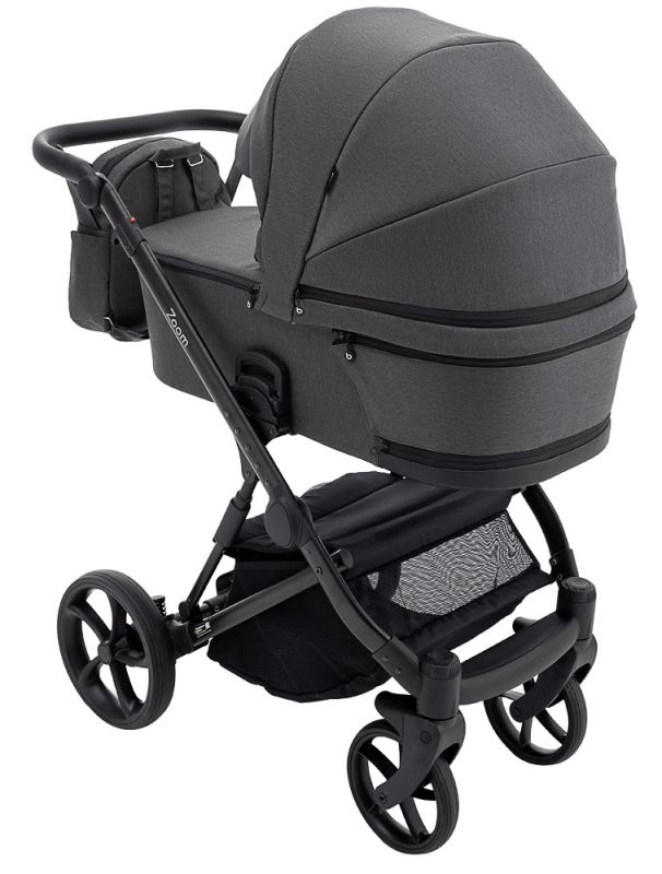 Коляска 2 в 1 Bair Zoom Soft BZ-01 графіт