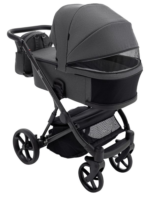 Коляска 2 в 1 Bair Zoom Soft BZ-01 графіт
