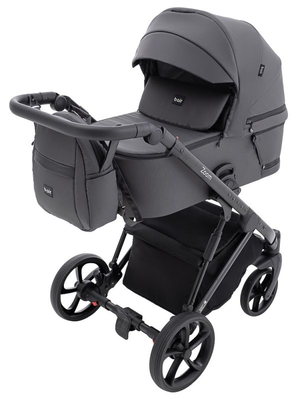 Коляска 2 в 1 Bair Zoom Soft BZ-747 черный