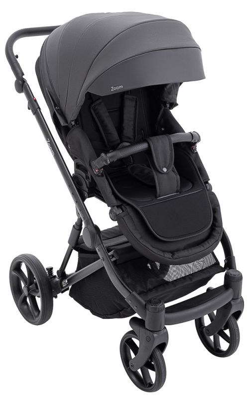 Коляска 2 в 1 Bair Zoom Soft BZ-747 черный