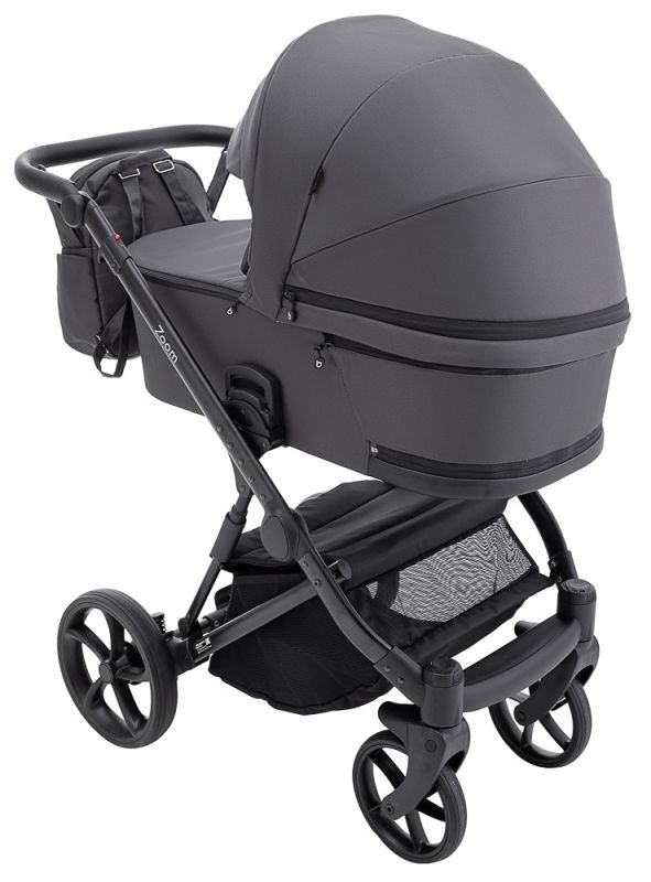 Коляска 2 в 1 Bair Zoom Soft BZ-747 черный