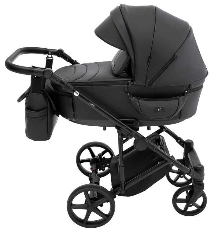 Коляска 2 в 1 Adamex Zico Eco Sa-2 чёрный