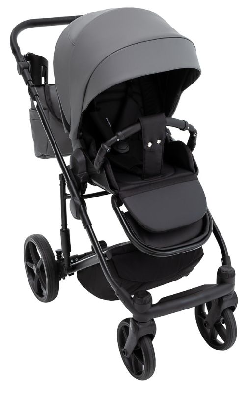 Коляска 2 в 1 Adamex Zico Eco Sa-4 темно-сірий