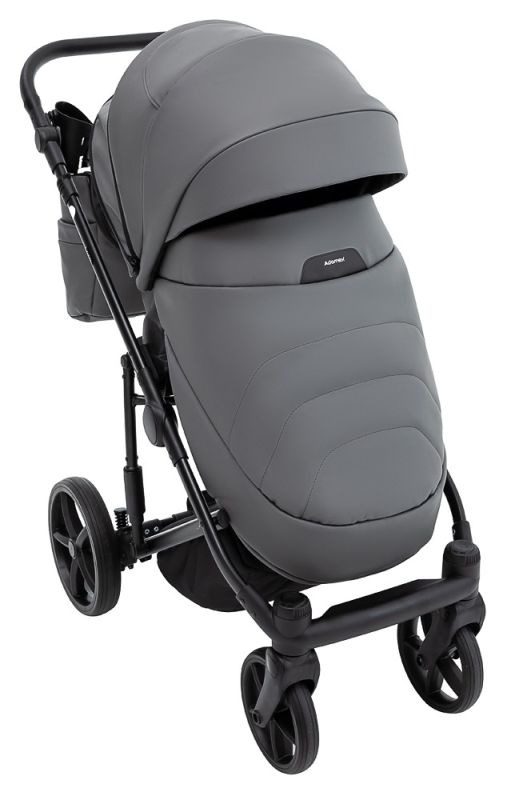 Коляска 2 в 1 Adamex Zico Eco Sa-4 темно-сірий