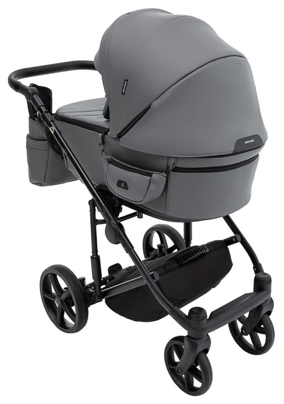 Коляска 2 в 1 Adamex Zico Eco Sa-4 темно-сірий