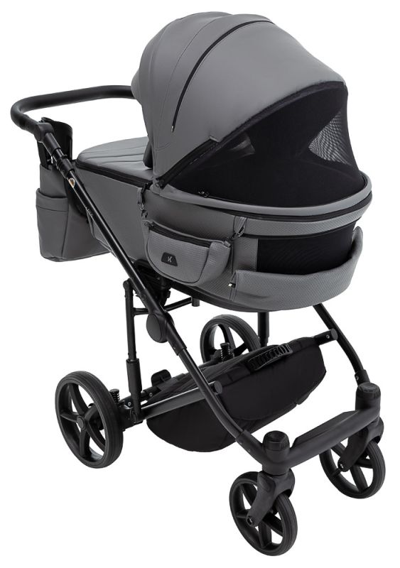 Коляска 2 в 1 Adamex Zico Eco Sa-4 темно-сірий