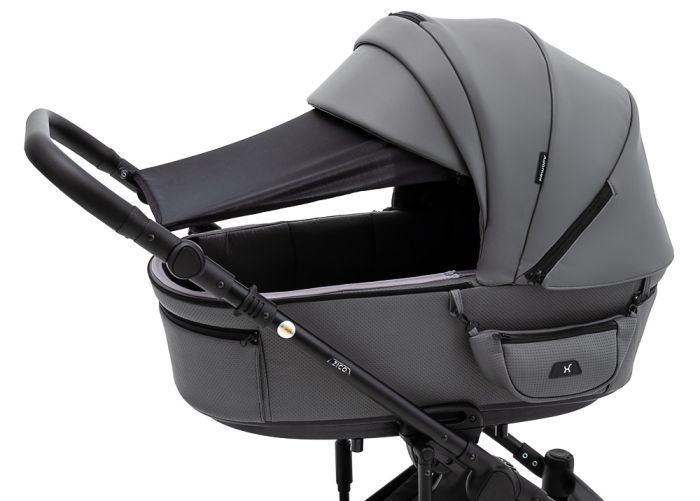 Коляска 2 в 1 Adamex Zico Eco Sa-4 темно-сірий