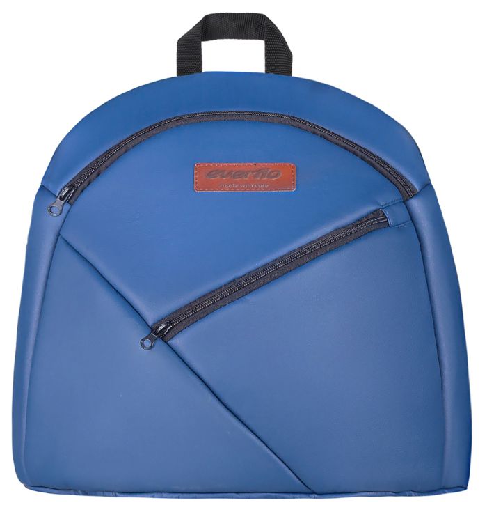 Коляска 2 в 1 Everflo Soft джинс-шкіра S-24 графіт джинс (з синім відливом) - темно-синя шкіра