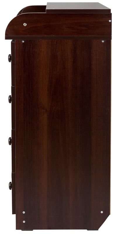 Пеленальный комод Babyroom Комод 4 тел.Big 102x80x50  орех темный