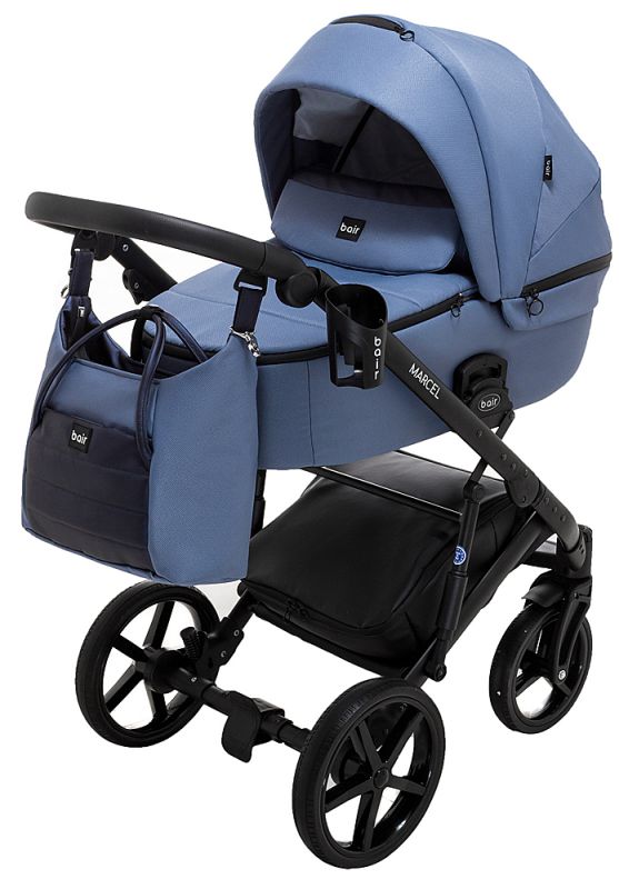Коляска 2 в 1 Bair Marcel Soft BM-43 синий