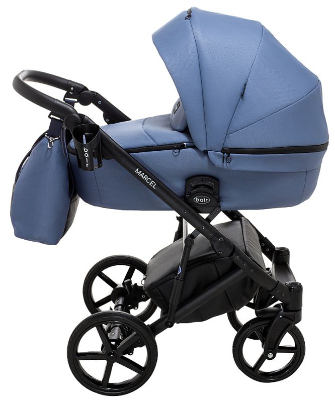 Коляска 2 в 1 Bair Marcel Soft BM-43 синий