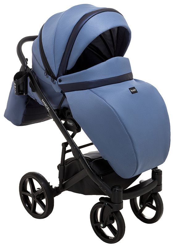 Коляска 2 в 1 Bair Marcel Soft BM-43 синий