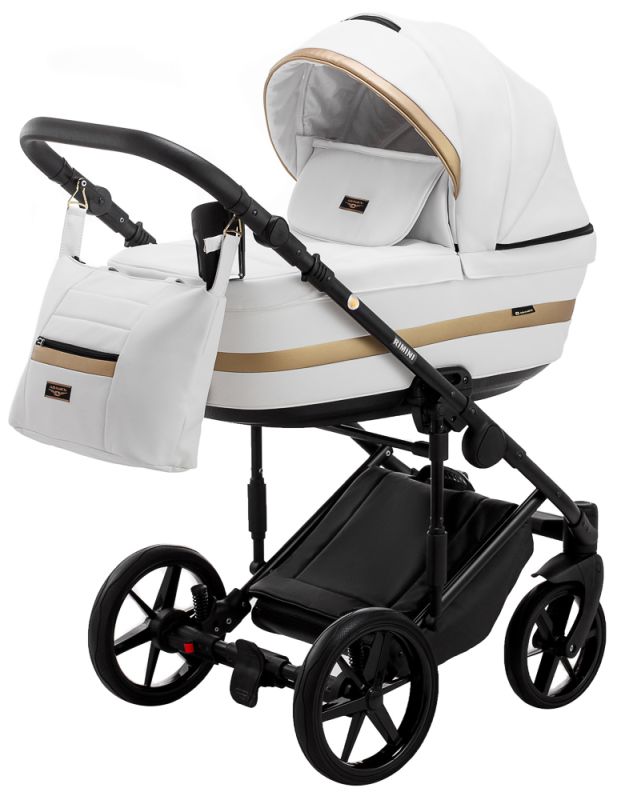 Коляска 2 в 1 Adamex Rimini ECO кожа 100% RI-200