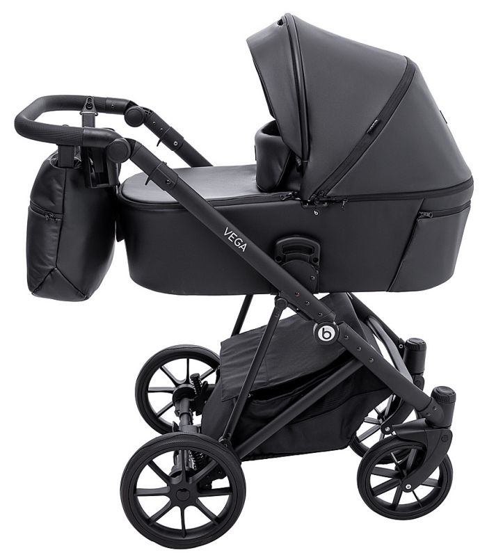Коляска 2 в 1 Bair Vega ECO VE-12 черный