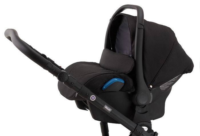 Автокресло Adamex Kite BR610 черный (малиновый люрекс)