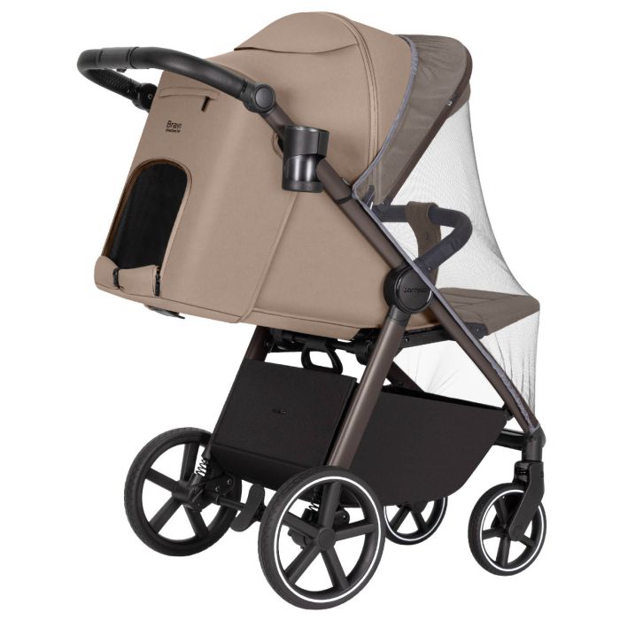 Коляска прогулочная CARRELLO Bravo SL Deluxe CRL-5520 Caramel Beige