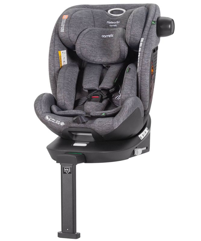 Автокресло CARRELLO Meteorit+ CRL-17515 Marble Grey i-Size 40-150см ISOFIX с поворотом и опорной стойкой