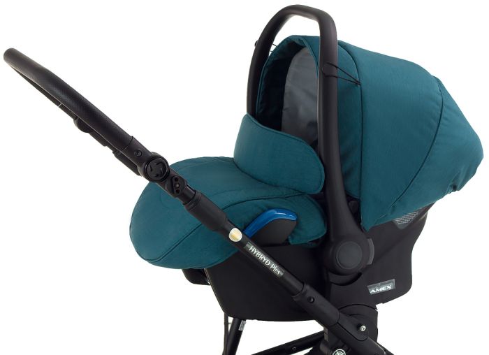 Автокрісло Adamex Kite CR15 темно-бірюзовий