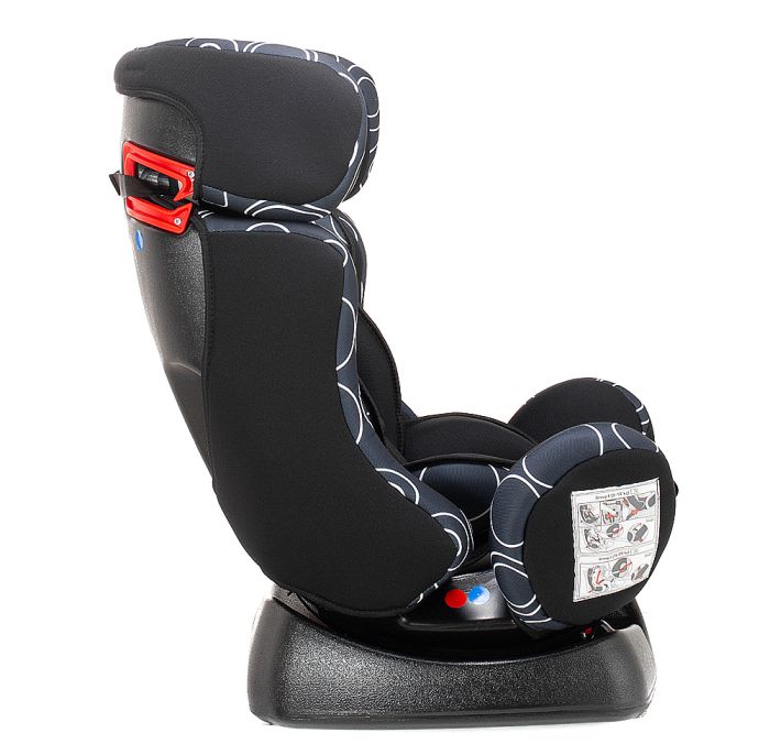 Автокрісло Bair Sigma 0+/1/2 (0-25 кг) DS1424 чорний - темно-синій (круги)