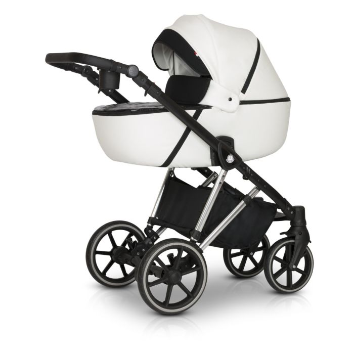 Коляска 2 в 1 Verdi Makan Elektro 08 Metalik White