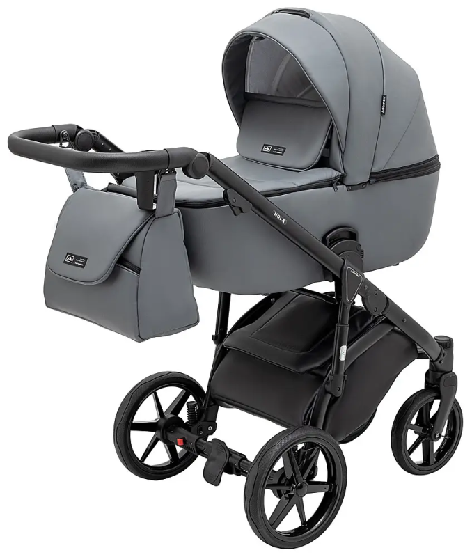 Коляска 2 в 1 Adamex Nola Eco SA-32 серый
