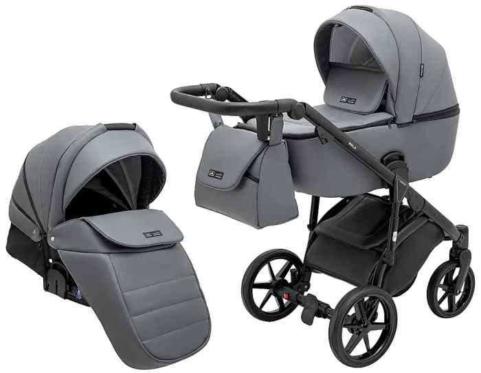Коляска 2 в 1 Adamex Nola Eco SA-32 серый