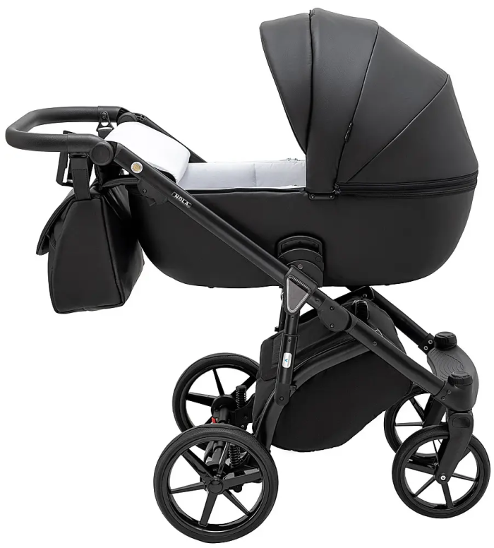 Коляска 2 в 1 Adamex Nola Eco SA-2 черный