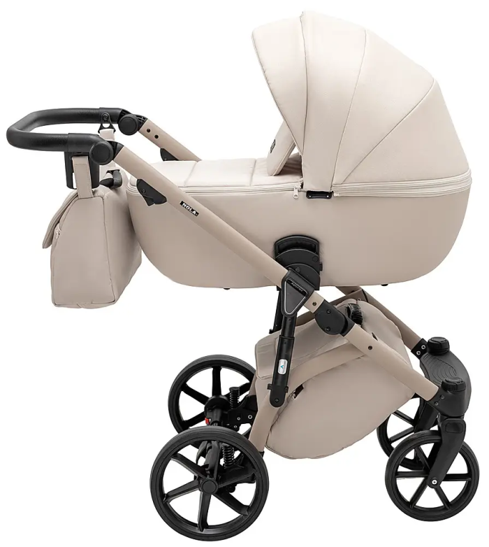 Коляска 2 в 1 Adamex Nola Natura 3 Vanilla
