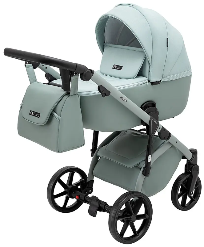 Коляска 2 в 1 Adamex Nola Natura 8 Mint