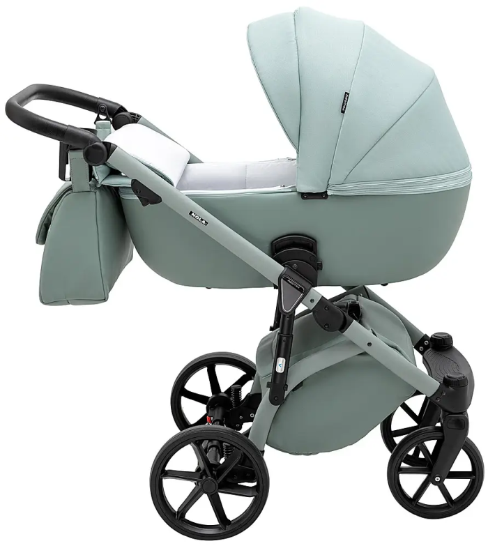 Коляска 2 в 1 Adamex Nola Natura 8 Mint