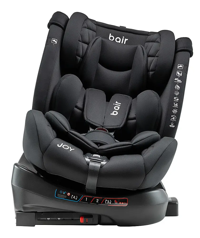 Автокресло Bair Joy 360 i-size Iso-fix TB-01 Total Black