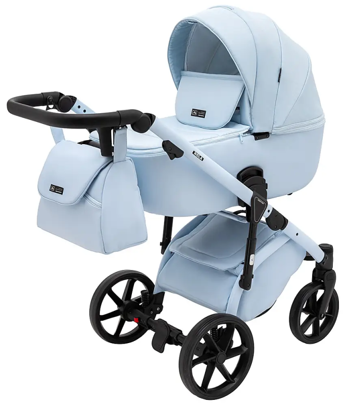 Коляска 2 в 1 Adamex Nola Natura 1 Sky