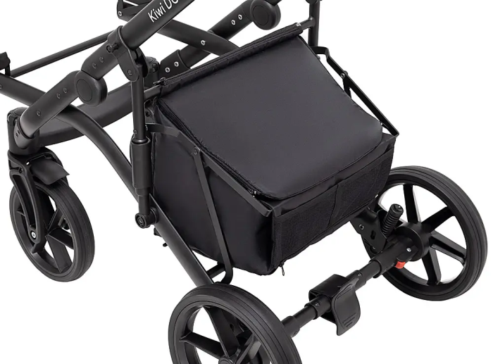 Коляска 2 в 1 для двойни Bair Kiwi DUO Soft BKD-455 капучино