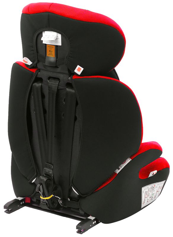 Автокрісло Bair Beta Iso-fix 1/2/3 (9-36 кг) DBI2426 чорний - червоний