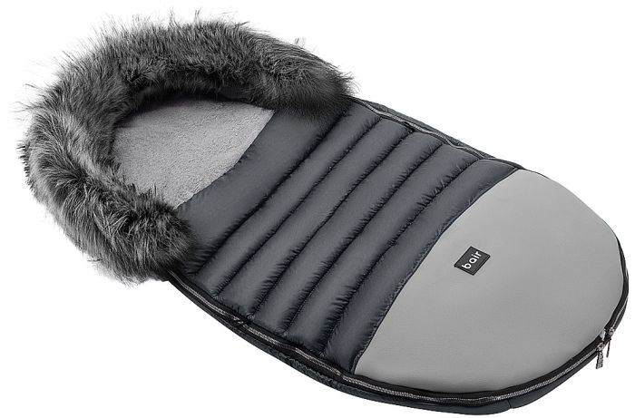 Зимний конверт Bair Polar premium  графит - серая кожа