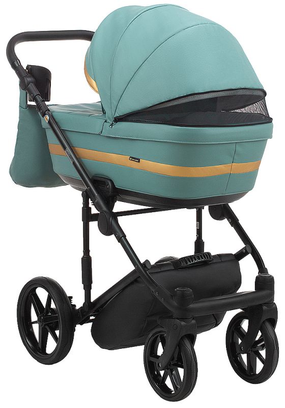 Коляска 2 в 1 Adamex Rimini ECO кожа 100% RI-233